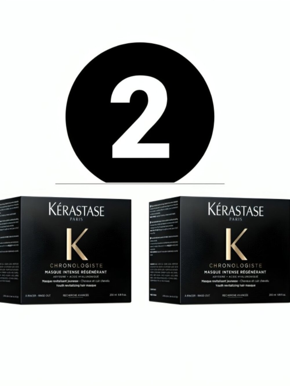Kérastase Chronologiste 6.8oz Hair Mask Deep Nourishing Repair NIB Pack of 2